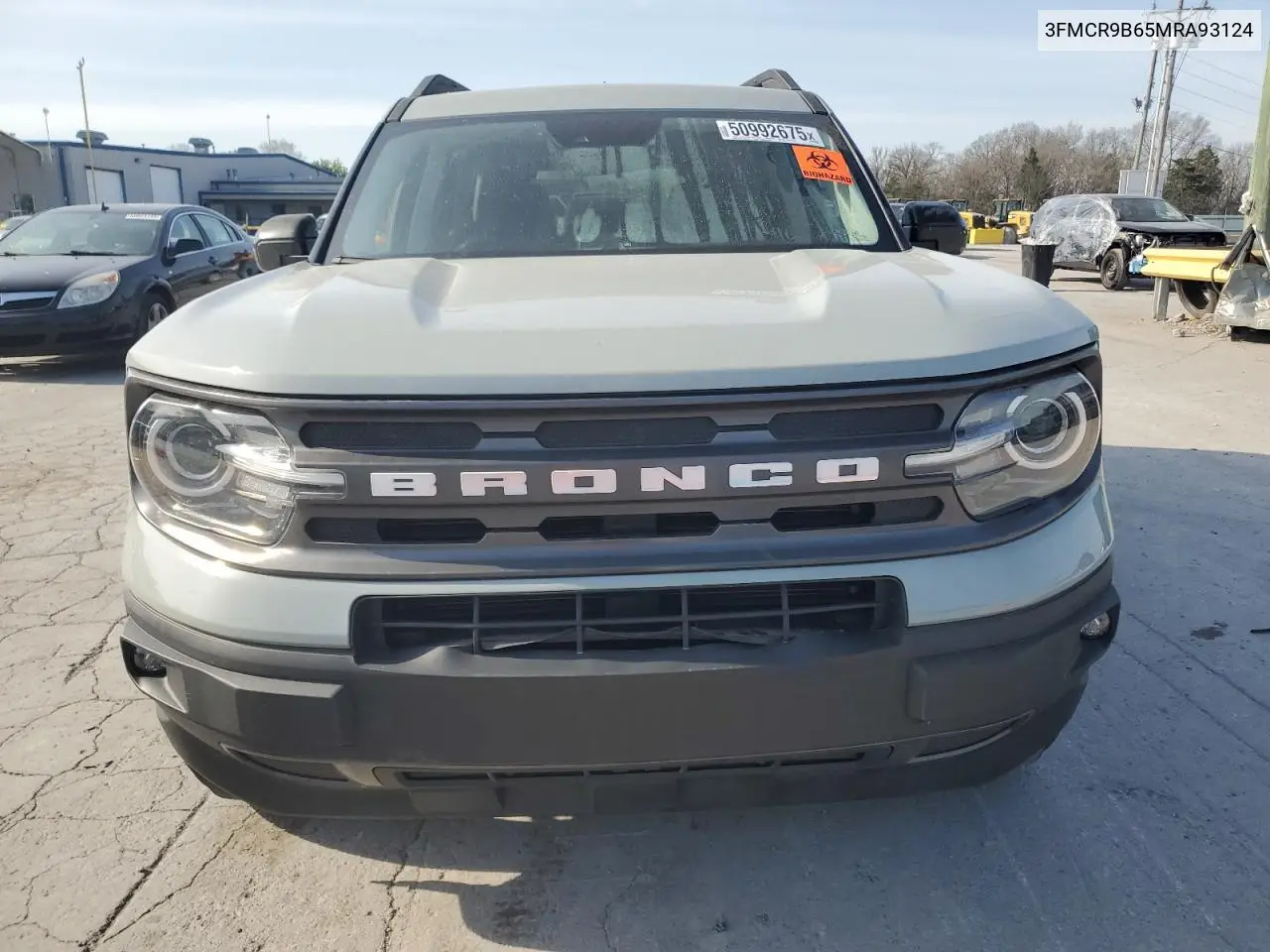 2021 Ford Bronco Sport Big Bend VIN: 3FMCR9B65MRA93124 Lot: 50992675