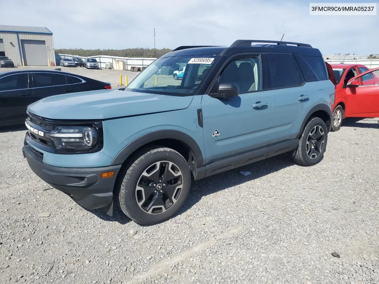 2021 Ford Bronco Sport Outer Banks VIN: 3FMCR9C69MRA05237 Lot: 52595095