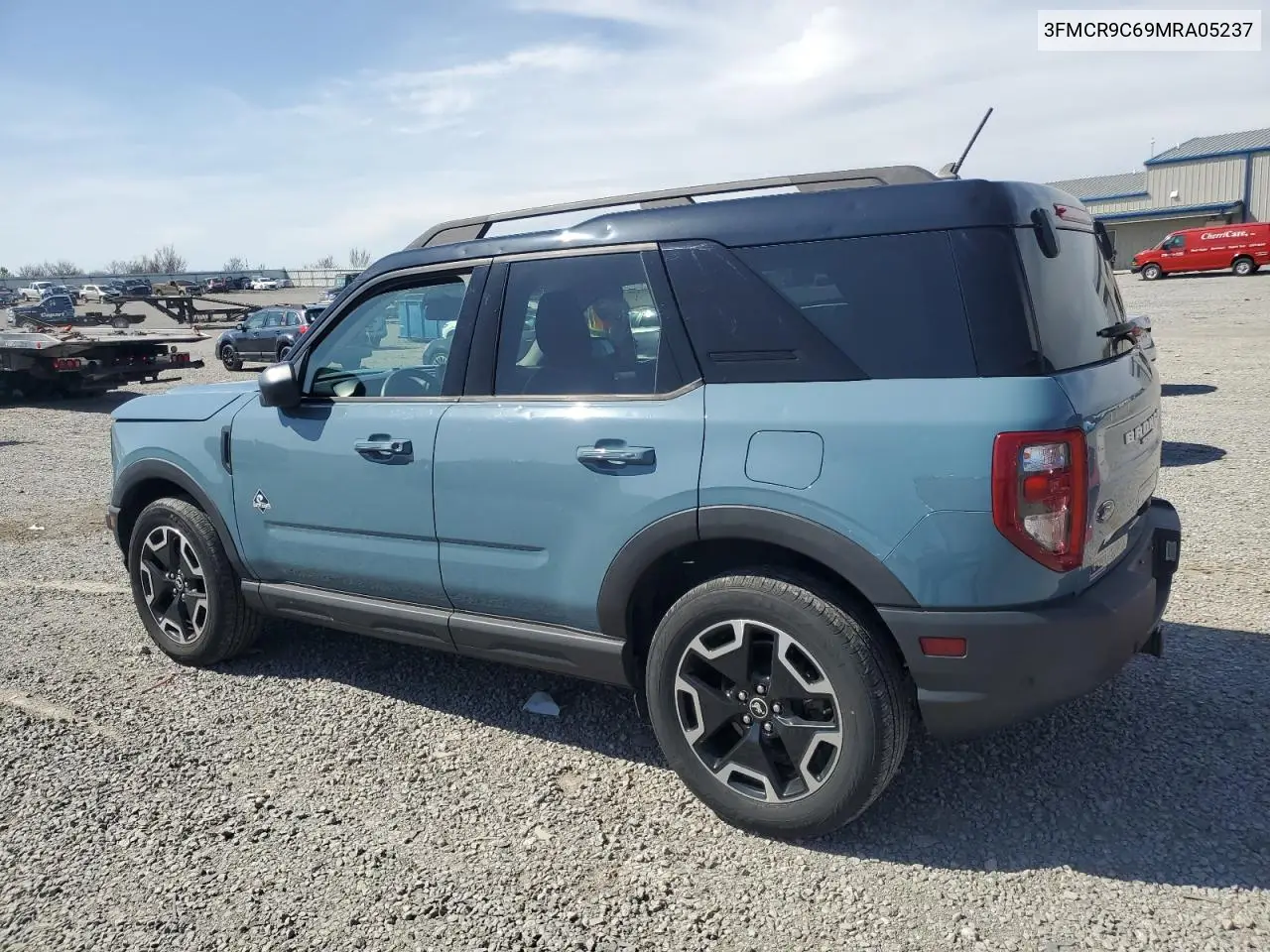 2021 Ford Bronco Sport Outer Banks VIN: 3FMCR9C69MRA05237 Lot: 52595095