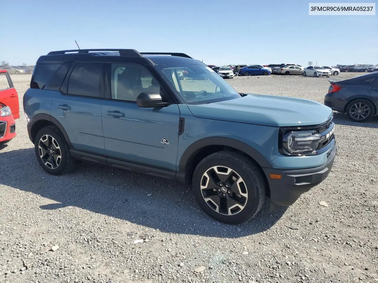 2021 Ford Bronco Sport Outer Banks VIN: 3FMCR9C69MRA05237 Lot: 52595095