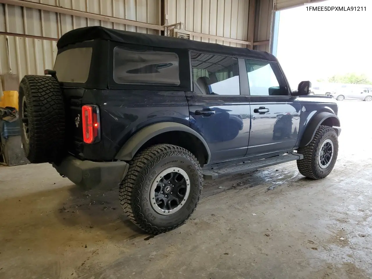 2021 Ford Bronco Base VIN: 1FMEE5DPXMLA91211 Lot: 53406165