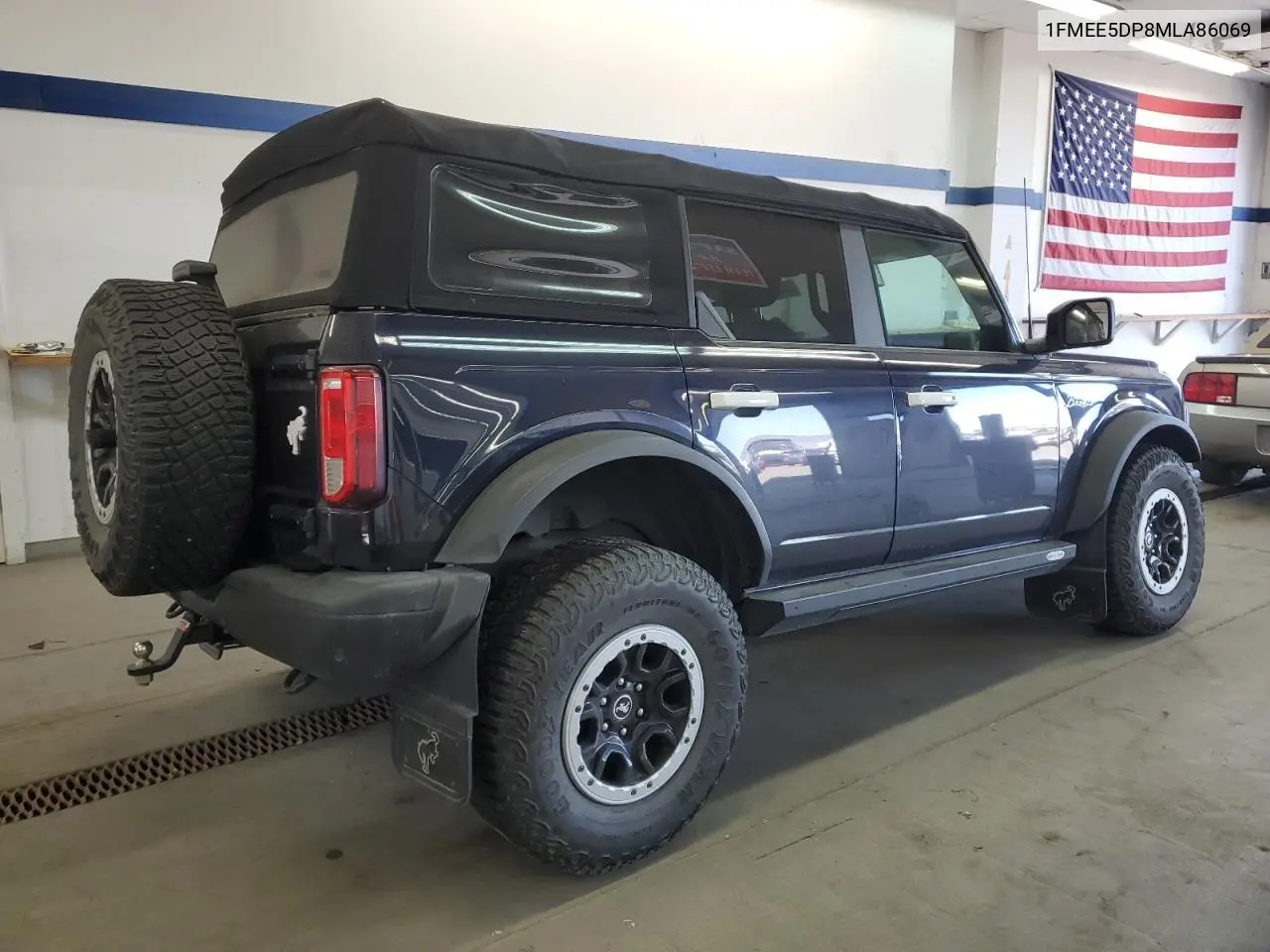2021 Ford Bronco Base VIN: 1FMEE5DP8MLA86069 Lot: 53457875