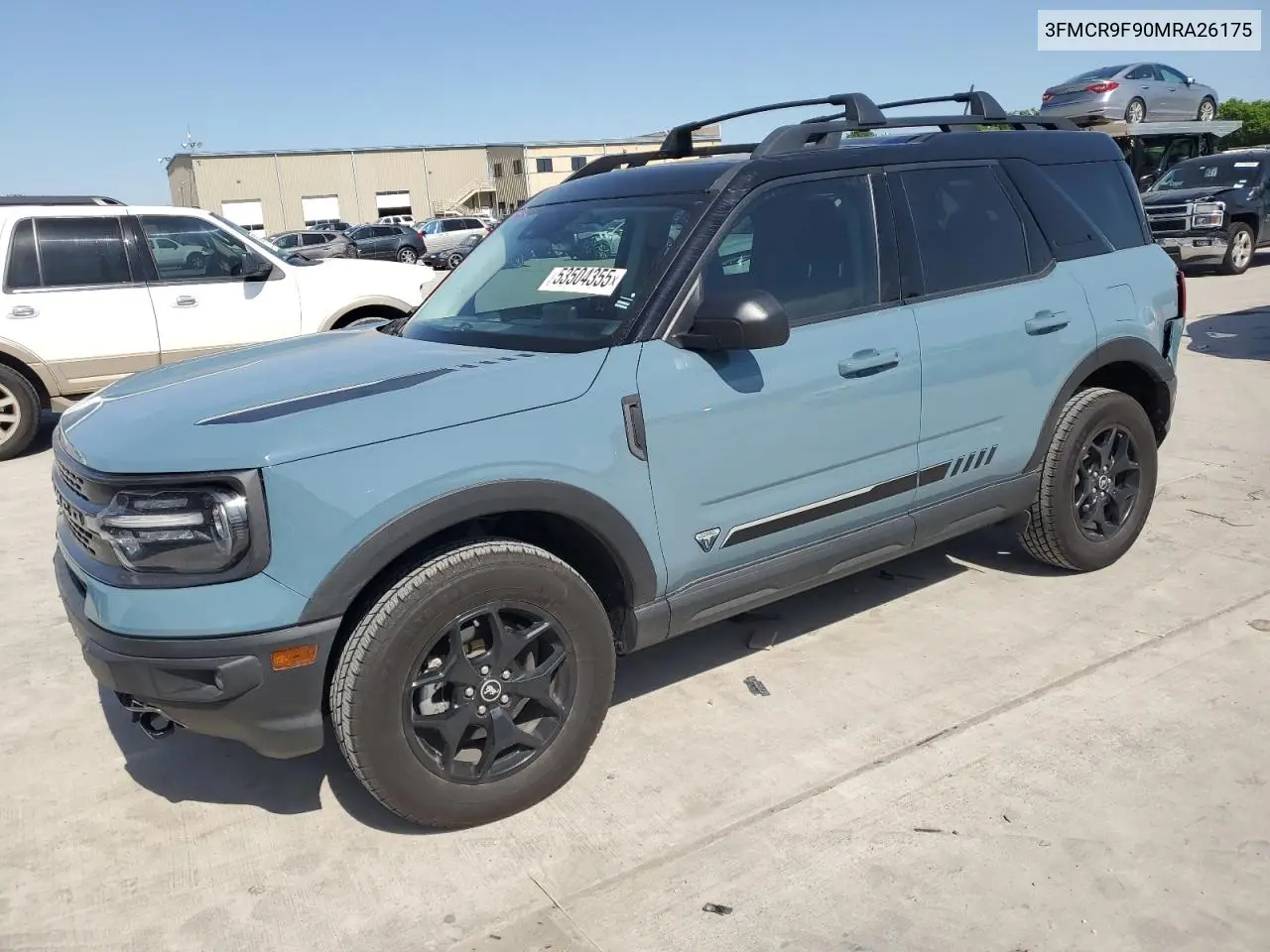 2021 Ford Bronco Sport First Edition VIN: 3FMCR9F90MRA26175 Lot: 53504355