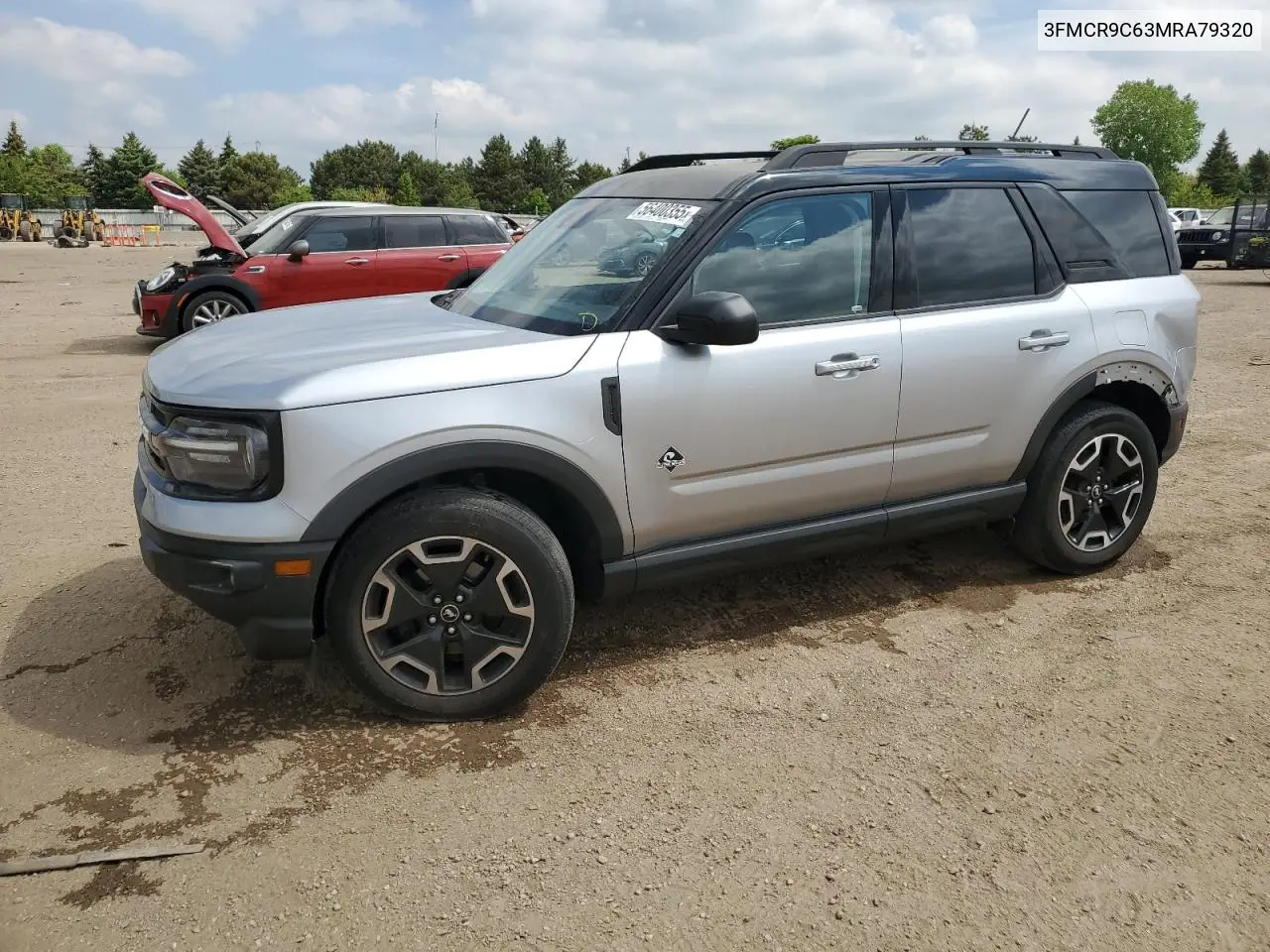 2021 Ford Bronco Sport Outer Banks VIN: 3FMCR9C63MRA79320 Lot: 56400355