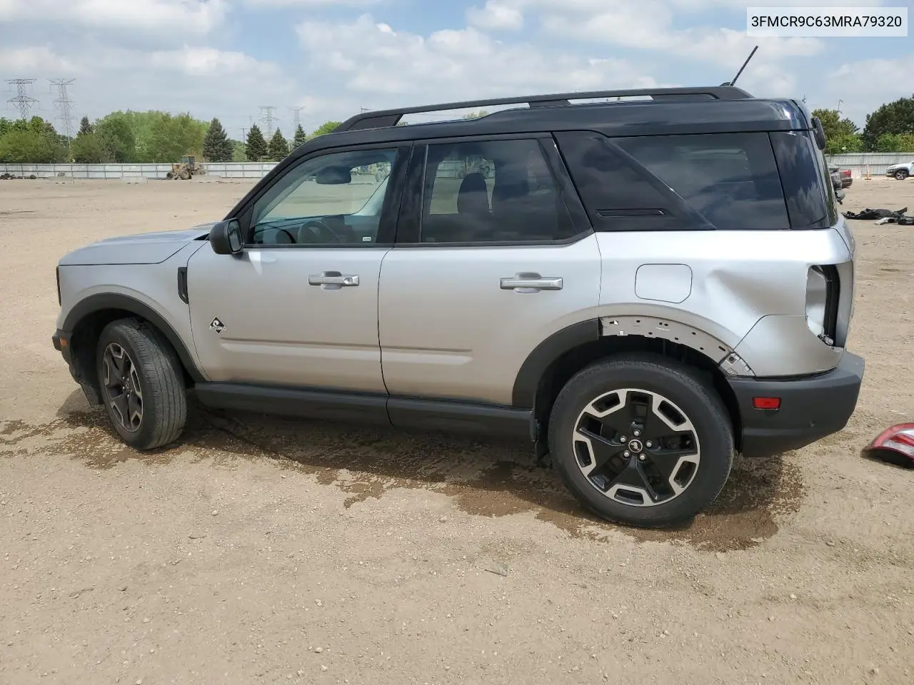 2021 Ford Bronco Sport Outer Banks VIN: 3FMCR9C63MRA79320 Lot: 56400355