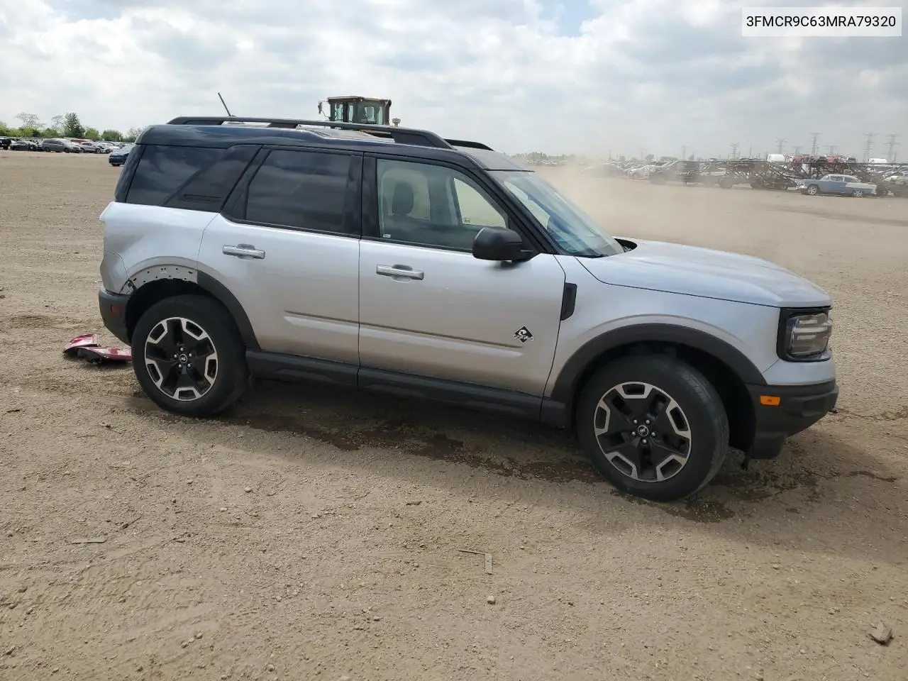 2021 Ford Bronco Sport Outer Banks VIN: 3FMCR9C63MRA79320 Lot: 56400355
