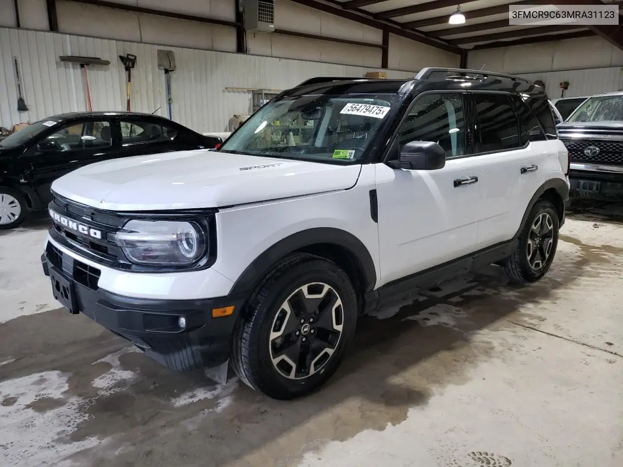 2021 Ford Bronco Sport Outer Banks VIN: 3FMCR9C63MRA31123 Lot: 56479475