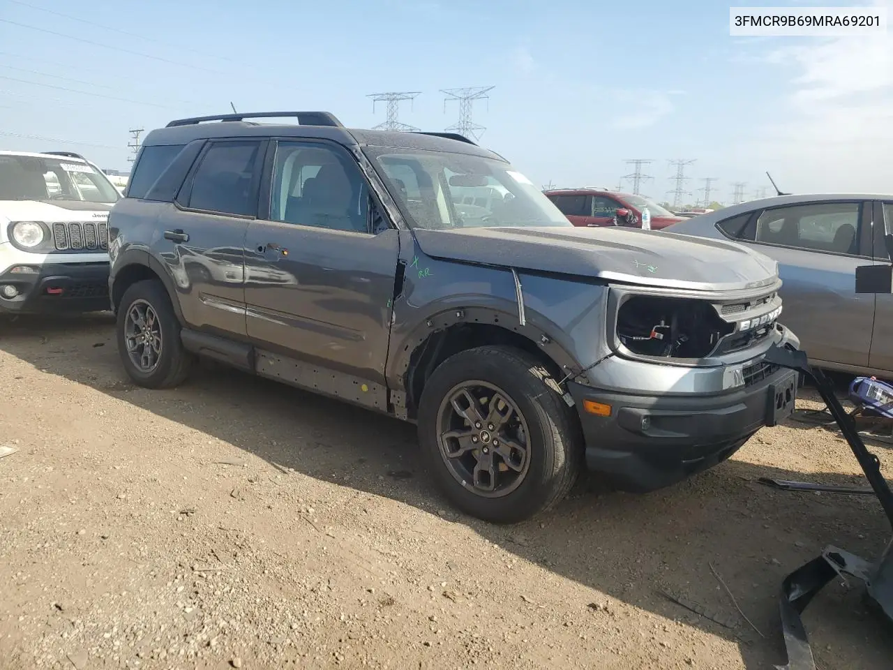 2021 Ford Bronco Sport Big Bend VIN: 3FMCR9B69MRA69201 Lot: 56582235
