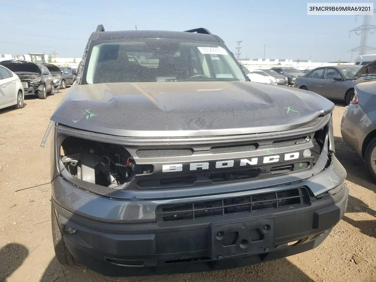 2021 Ford Bronco Sport Big Bend VIN: 3FMCR9B69MRA69201 Lot: 56582235