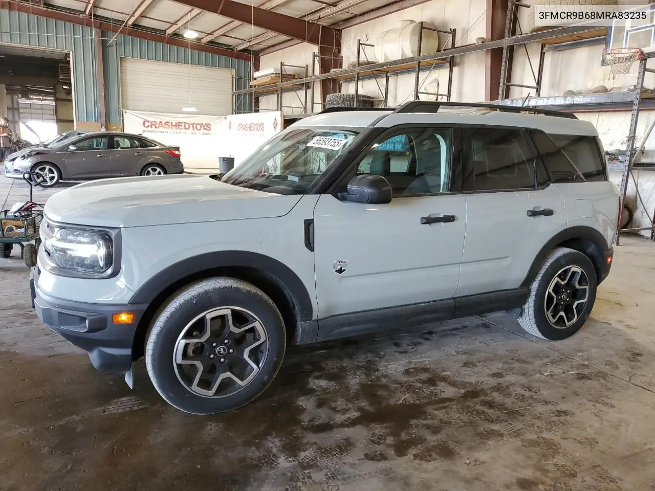 2021 Ford Bronco Sport Big Bend VIN: 3FMCR9B68MRA83235 Lot: 56593755