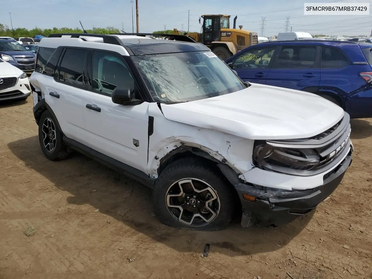 2021 Ford Bronco Sport Big Bend VIN: 3FMCR9B67MRB37429 Lot: 56657035