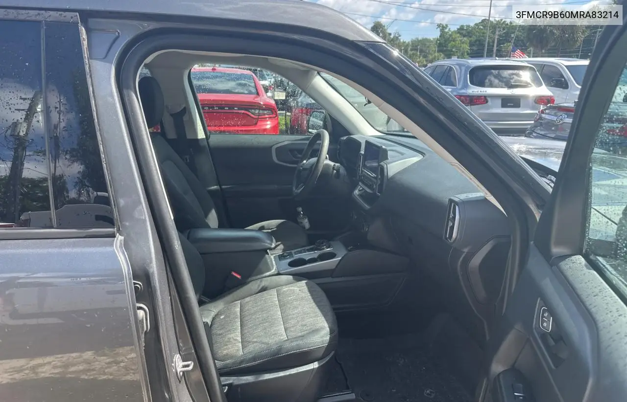 2021 Ford Bronco Sport Big Bend VIN: 3FMCR9B60MRA83214 Lot: 57236475