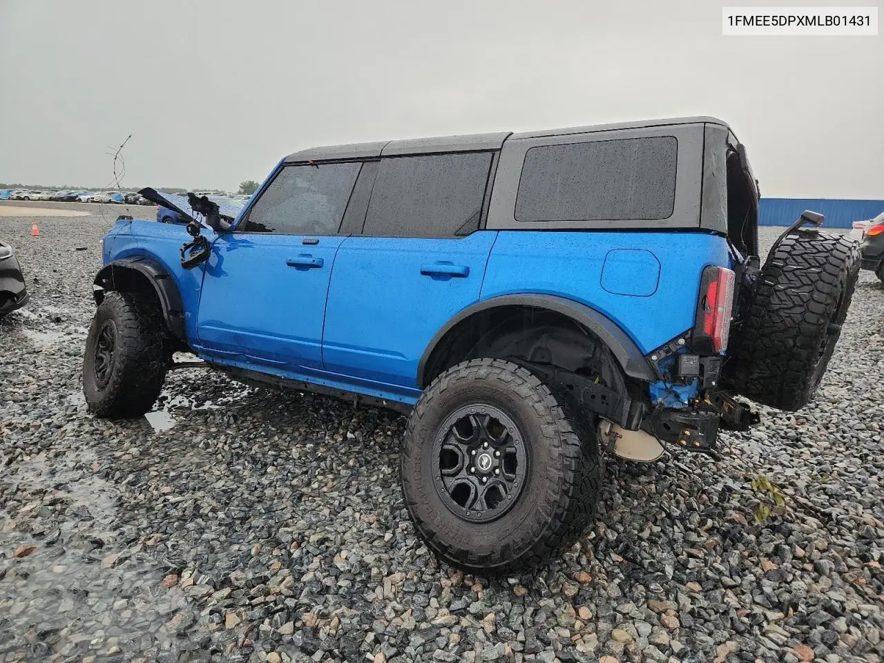 2021 Ford Bronco Base VIN: 1FMEE5DPXMLB01431 Lot: 59192915