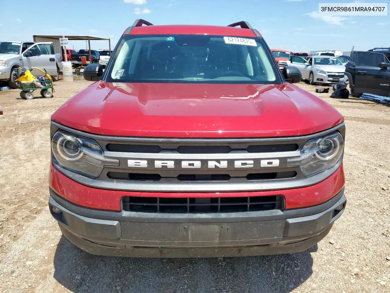 2021 Ford Bronco Sport Big Bend VIN: 3FMCR9B61MRA94707 Lot: 62124875
