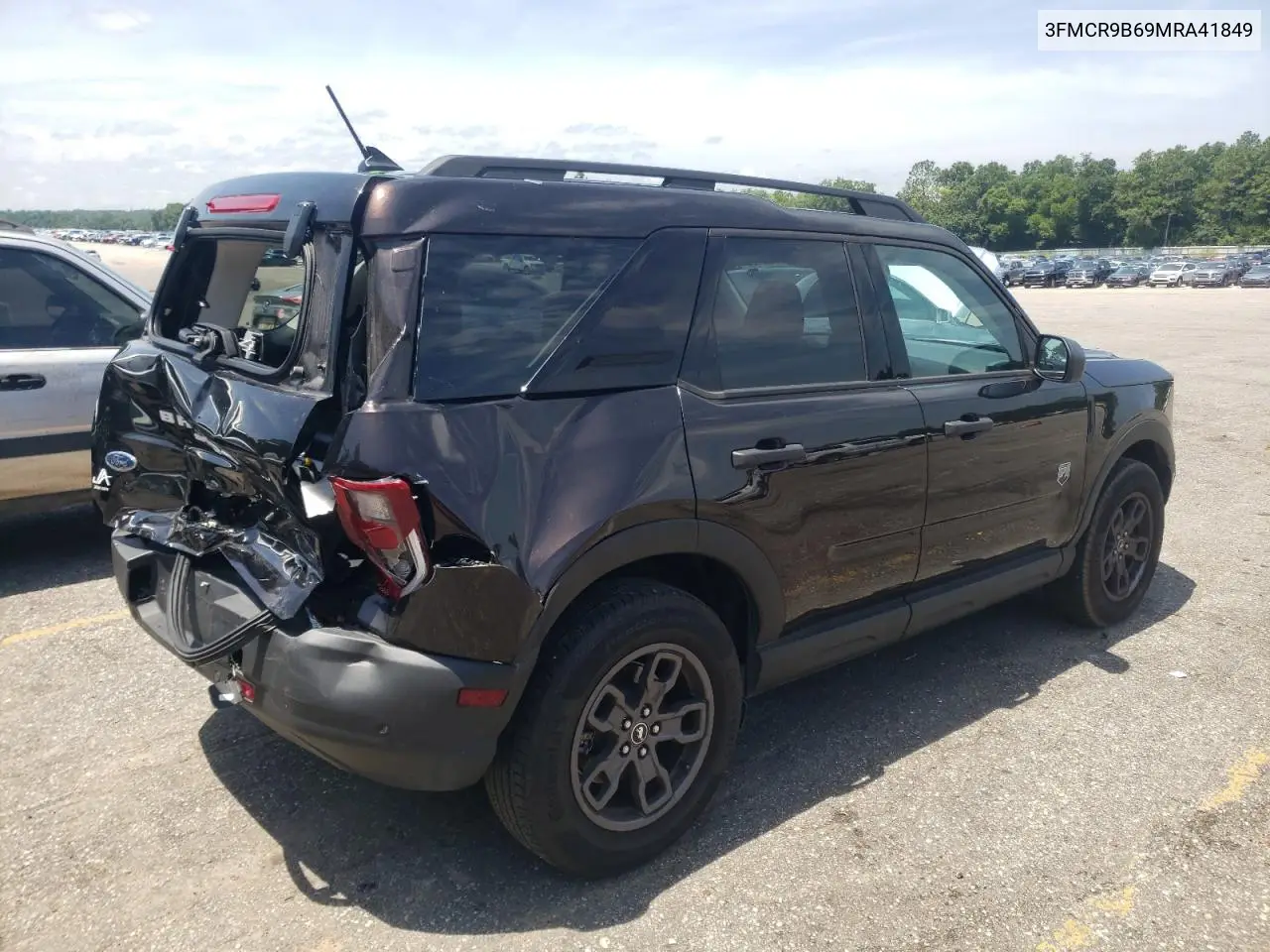 2021 Ford Bronco Sport Big Bend VIN: 3FMCR9B69MRA41849 Lot: 62302135