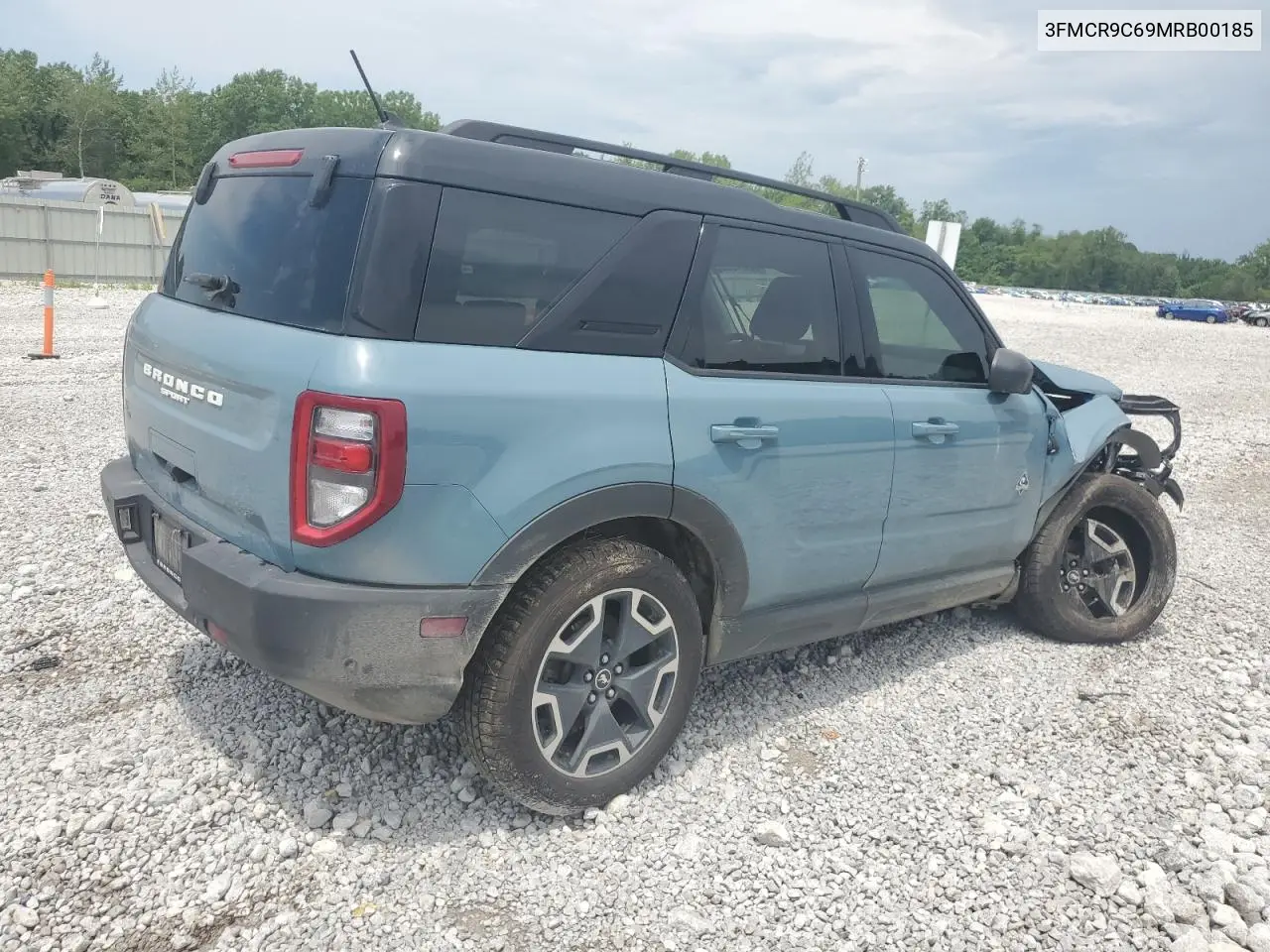 2021 Ford Bronco Sport Outer Banks VIN: 3FMCR9C69MRB00185 Lot: 62316835