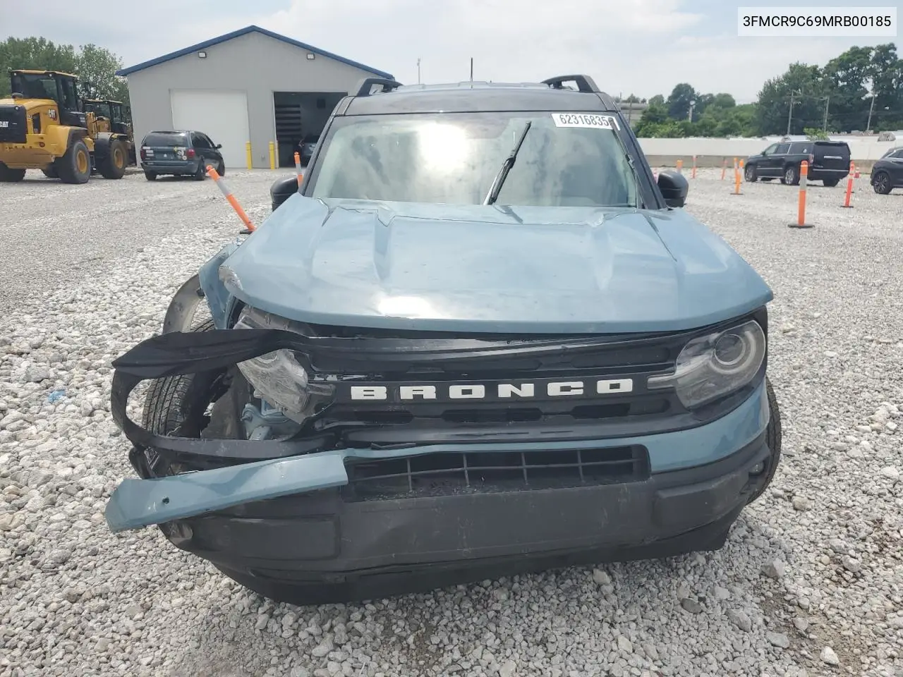 2021 Ford Bronco Sport Outer Banks VIN: 3FMCR9C69MRB00185 Lot: 62316835