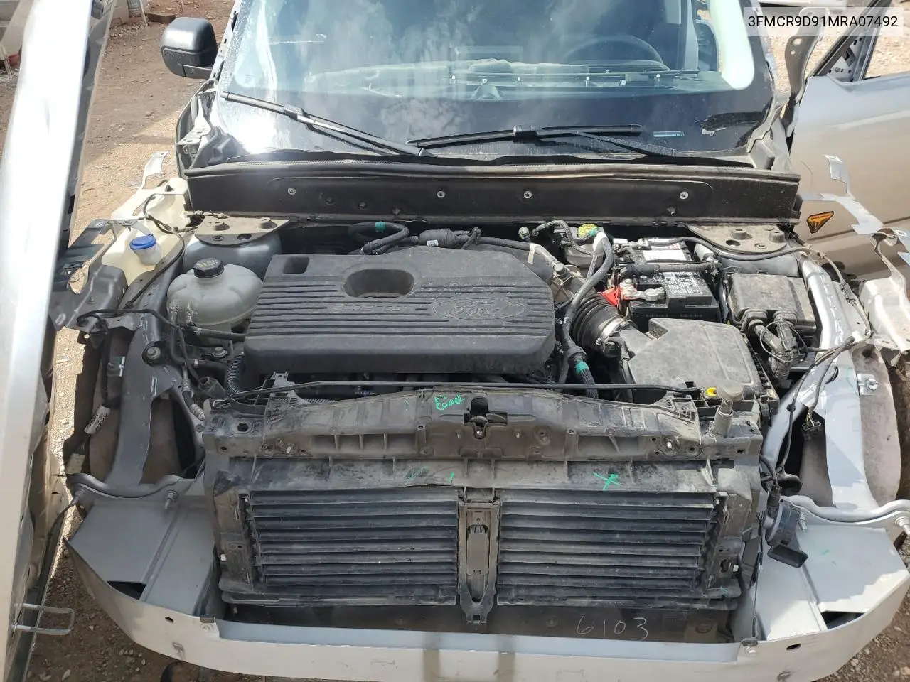 2021 Ford Bronco Sport Badlands VIN: 3FMCR9D91MRA07492 Lot: 62321925