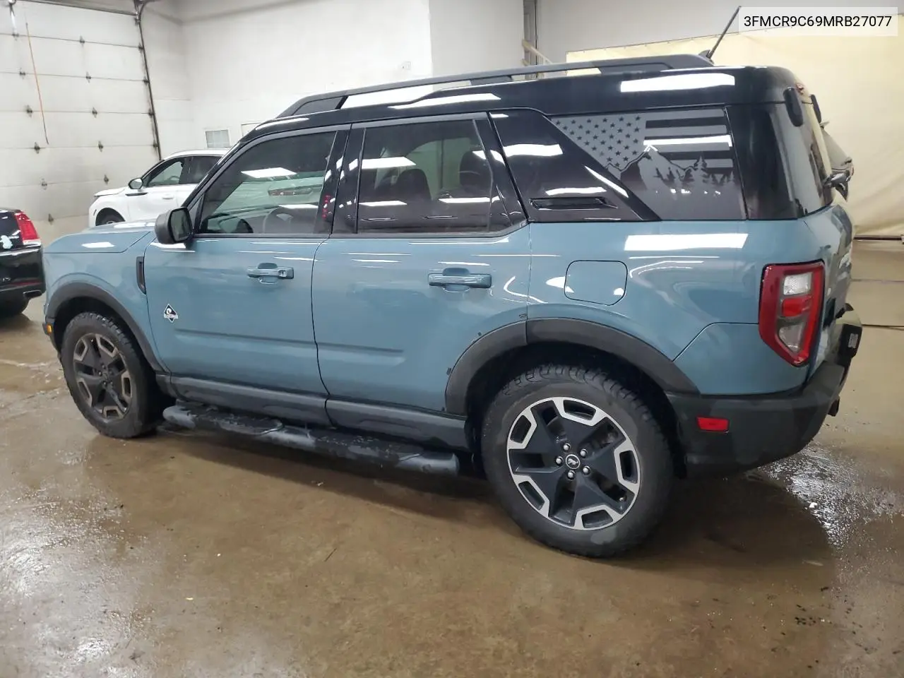 2021 Ford Bronco Sport Outer Banks VIN: 3FMCR9C69MRB27077 Lot: 62323025