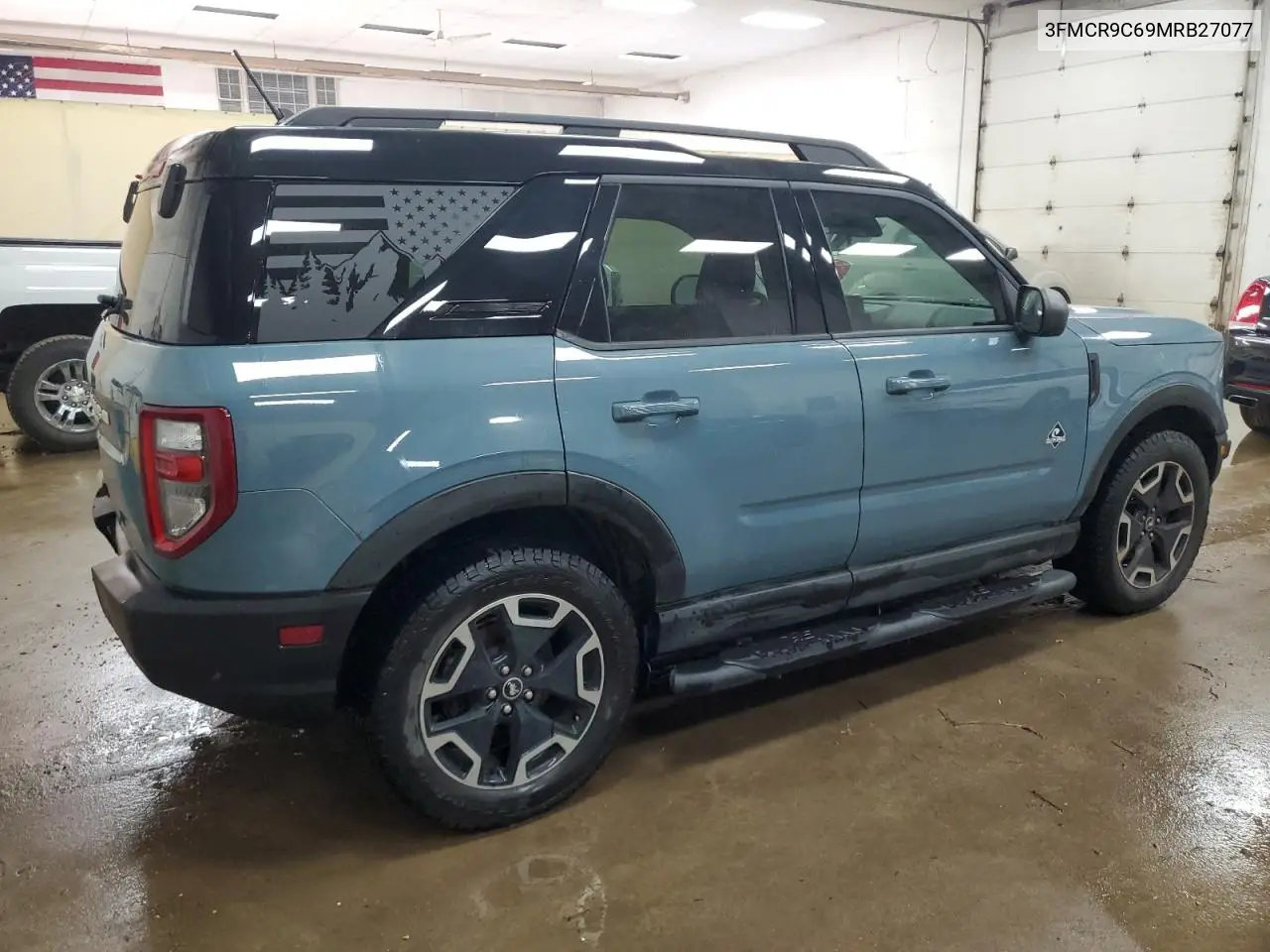 2021 Ford Bronco Sport Outer Banks VIN: 3FMCR9C69MRB27077 Lot: 62323025