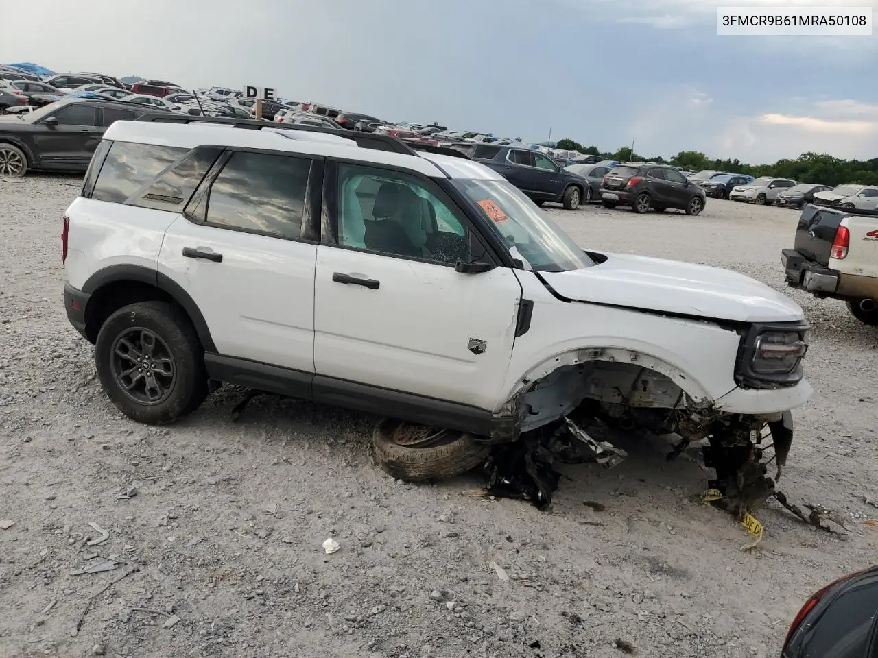 2021 Ford Bronco Sport Big Bend VIN: 3FMCR9B61MRA50108 Lot: 62382445