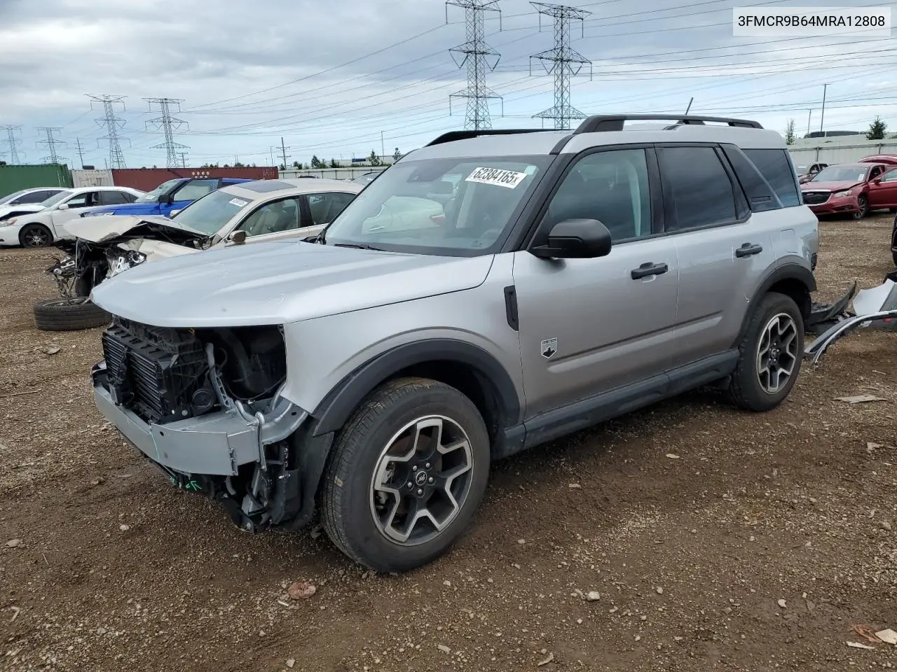 2021 Ford Bronco Sport Big Bend VIN: 3FMCR9B64MRA12808 Lot: 62384165