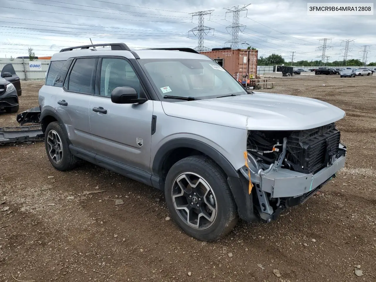 2021 Ford Bronco Sport Big Bend VIN: 3FMCR9B64MRA12808 Lot: 62384165