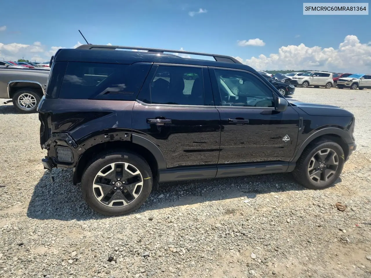 2021 Ford Bronco Sport Outer Banks VIN: 3FMCR9C60MRA81364 Lot: 62728845