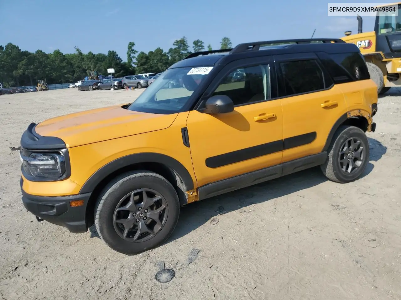 2021 Ford Bronco Sport Badlands VIN: 3FMCR9D9XMRA49854 Lot: 62734115