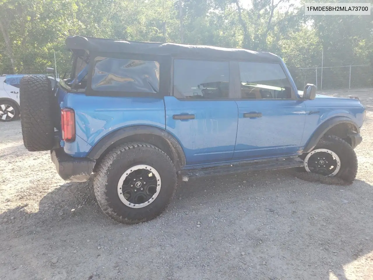2021 Ford Bronco Base VIN: 1FMDE5BH2MLA73700 Lot: 63024595