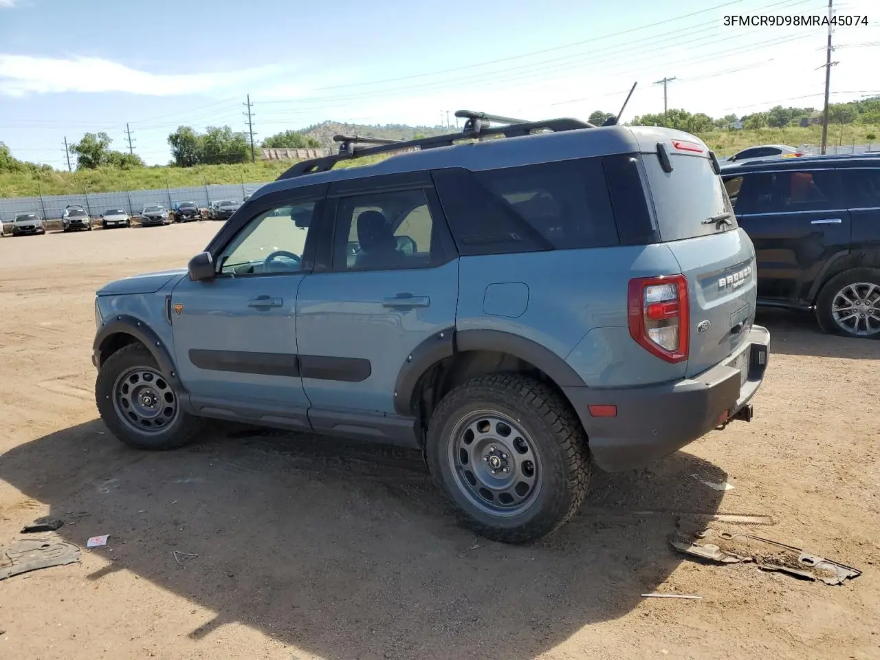 2021 Ford Bronco Sport Badlands VIN: 3FMCR9D98MRA45074 Lot: 63026965