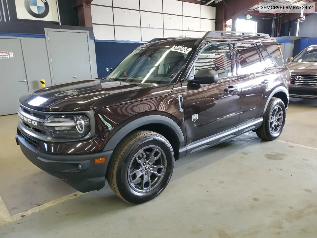 2021 Ford Bronco Sport Big Bend VIN: 3FMCR9B68MRA72462 Lot: 63209225