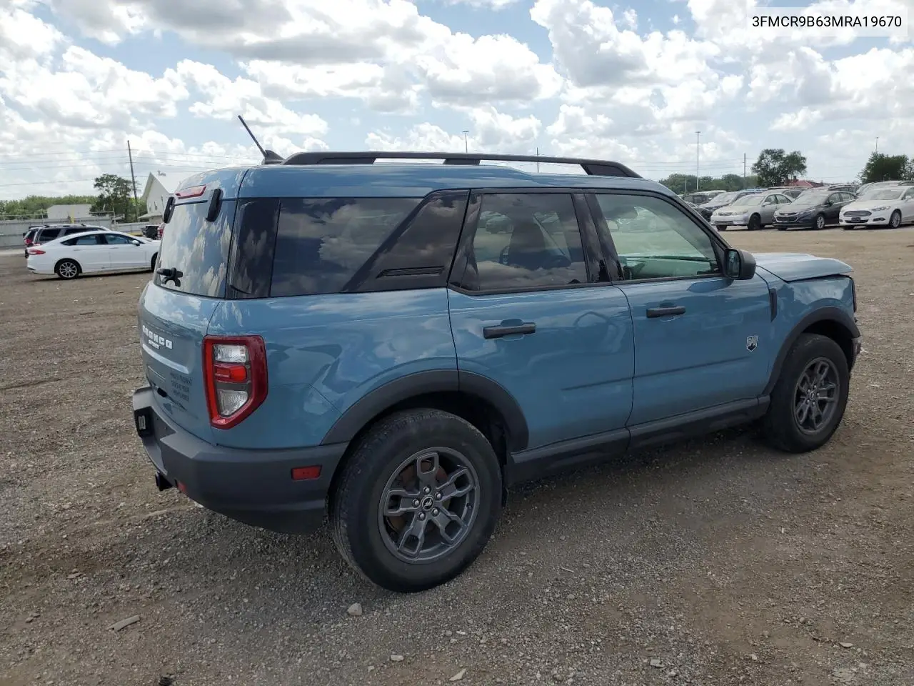 2021 Ford Bronco Sport Big Bend VIN: 3FMCR9B63MRA19670 Lot: 63231855
