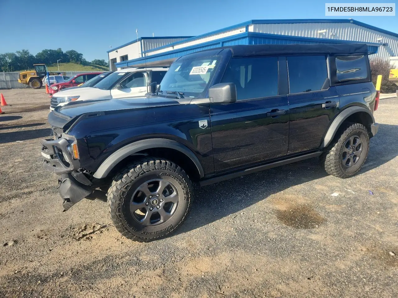 2021 Ford Bronco Base VIN: 1FMDE5BH8MLA96723 Lot: 63326545
