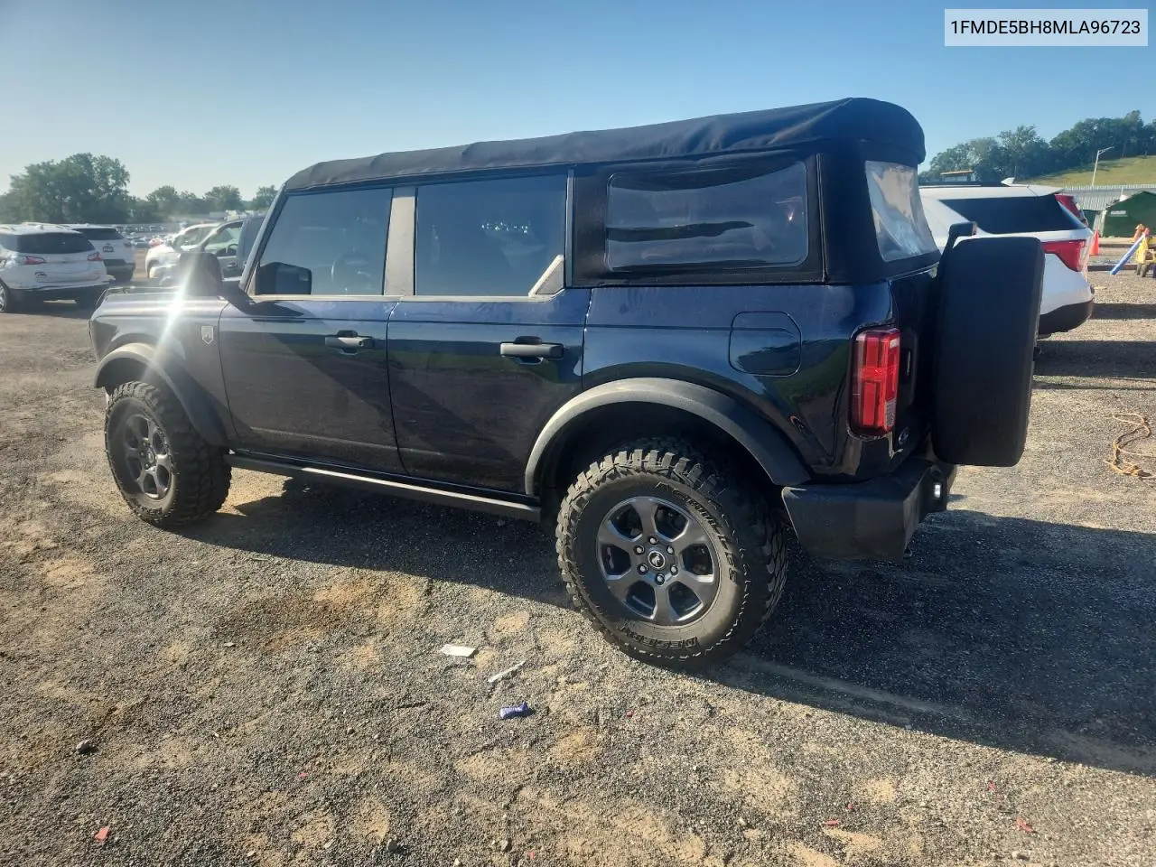 2021 Ford Bronco Base VIN: 1FMDE5BH8MLA96723 Lot: 63326545