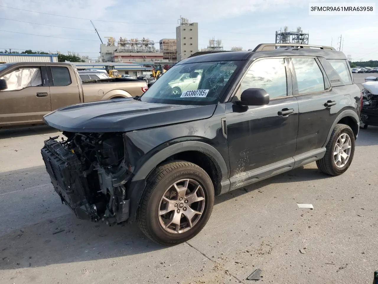 2021 Ford Bronco Sport VIN: 3FMCR9A61MRA63958 Lot: 63380785