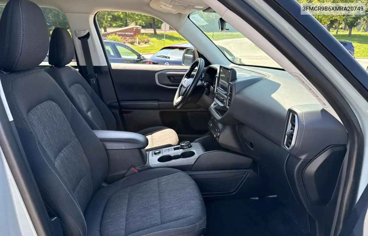 2021 Ford Bronco Sport Big Bend VIN: 3FMCR9B6XMRA20749 Lot: 63786185