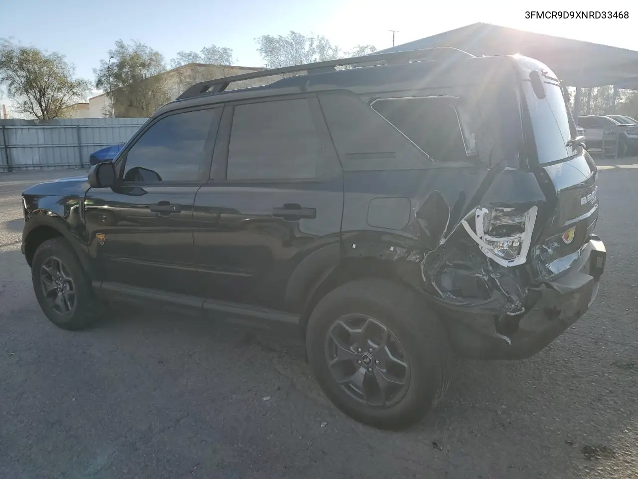 2022 Ford Bronco Sport Badlands VIN: 3FMCR9D9XNRD33468 Lot: 43647785