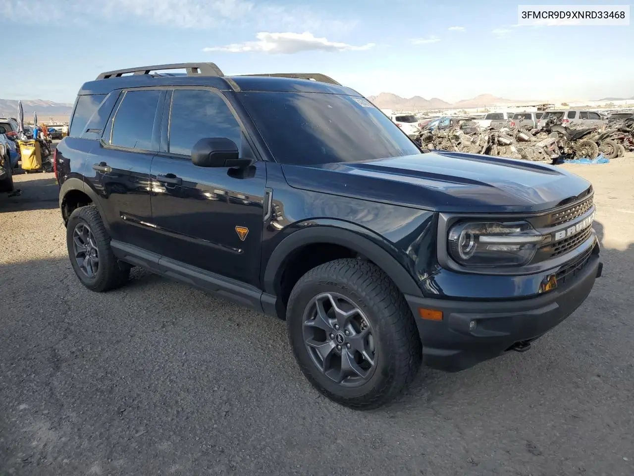 2022 Ford Bronco Sport Badlands VIN: 3FMCR9D9XNRD33468 Lot: 43647785