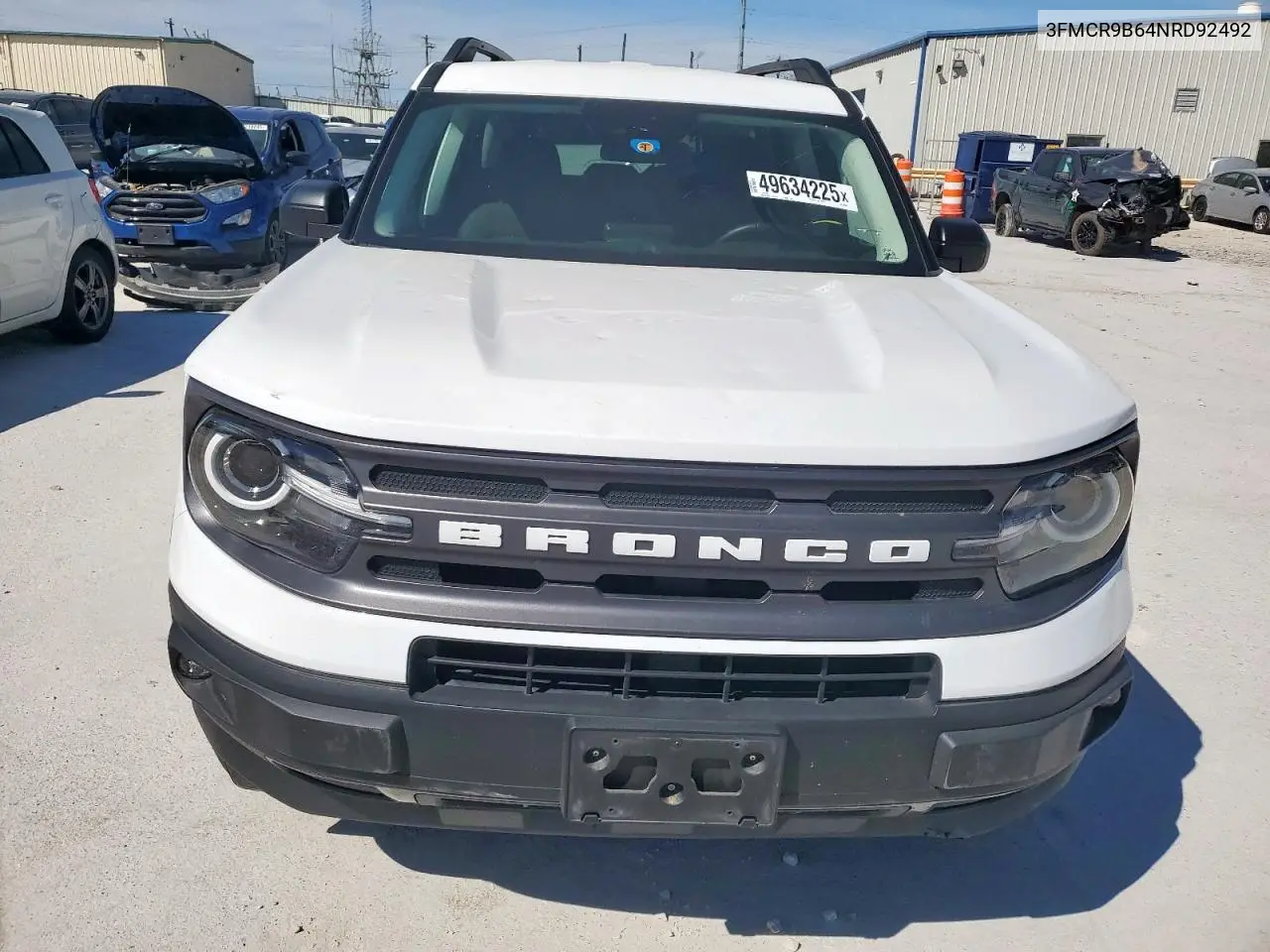 2022 Ford Bronco Sport Big Bend VIN: 3FMCR9B64NRD92492 Lot: 49634225
