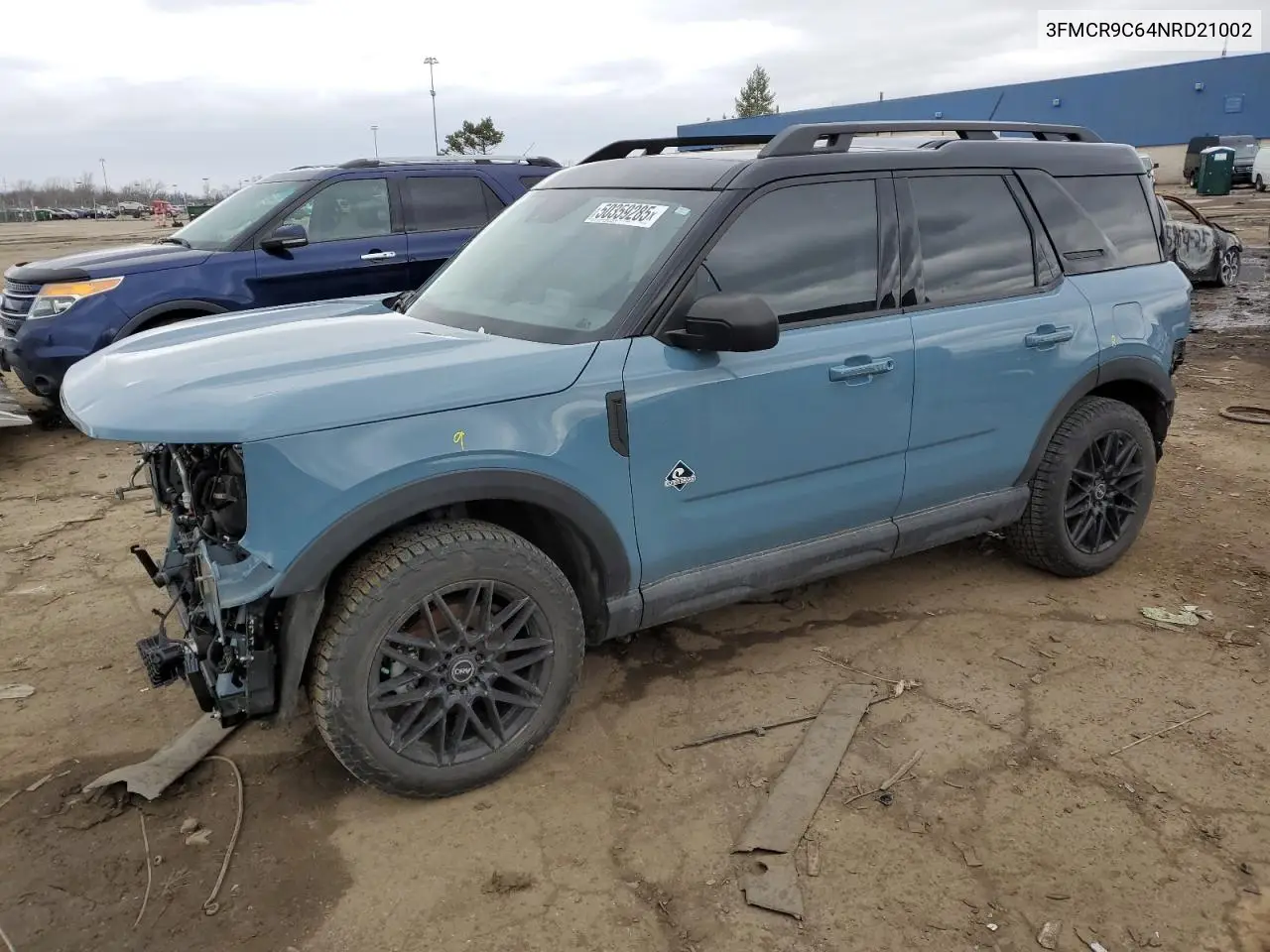 2022 Ford Bronco Sport Outer Banks VIN: 3FMCR9C64NRD21002 Lot: 50359285