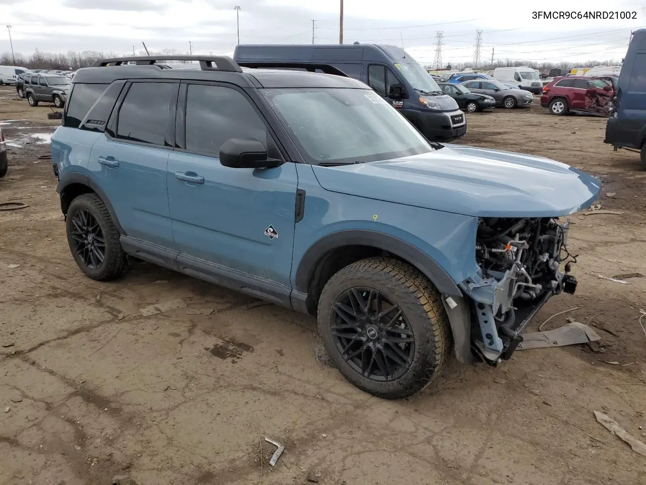 2022 Ford Bronco Sport Outer Banks VIN: 3FMCR9C64NRD21002 Lot: 50359285