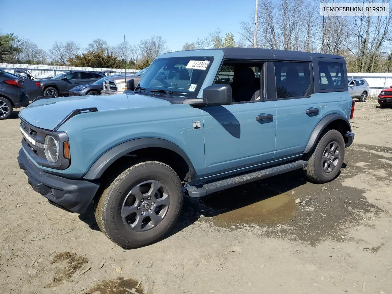 2022 Ford Bronco Base VIN: 1FMDE5BH0NLB19901 Lot: 52193415