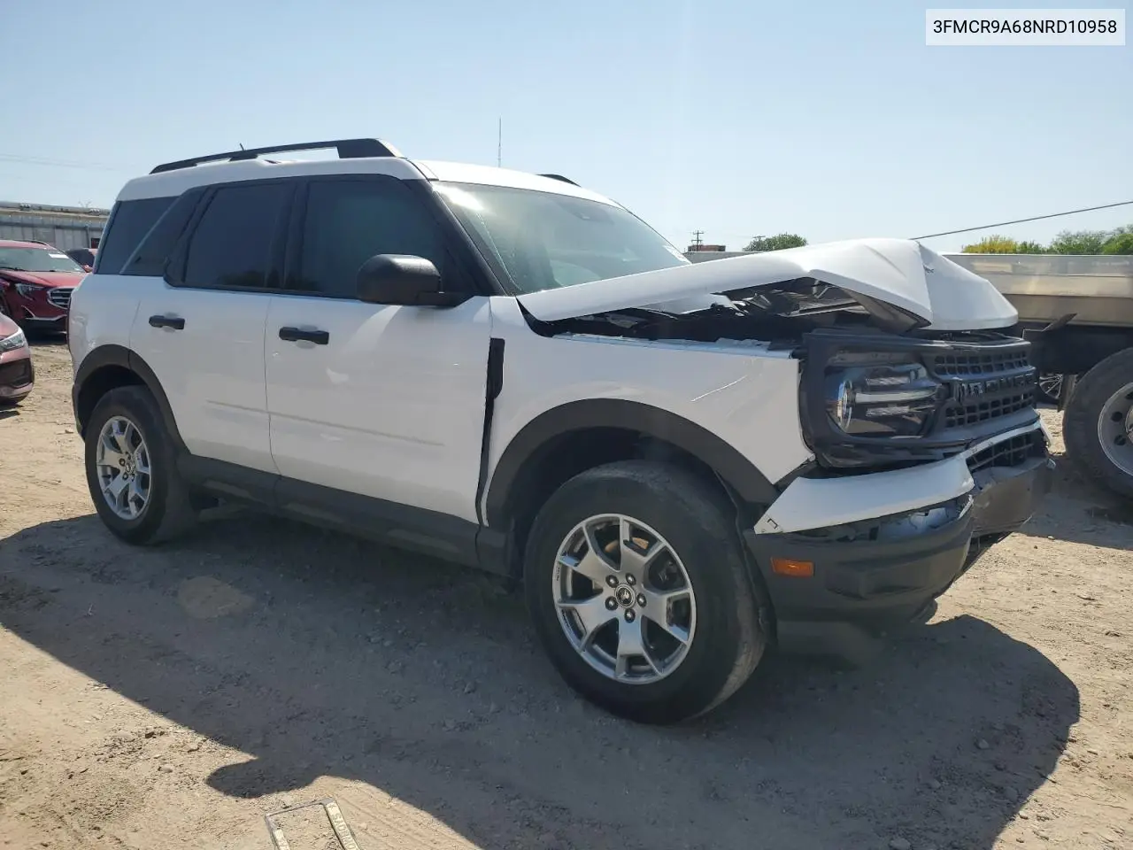 2022 Ford Bronco Sport VIN: 3FMCR9A68NRD10958 Lot: 52259005