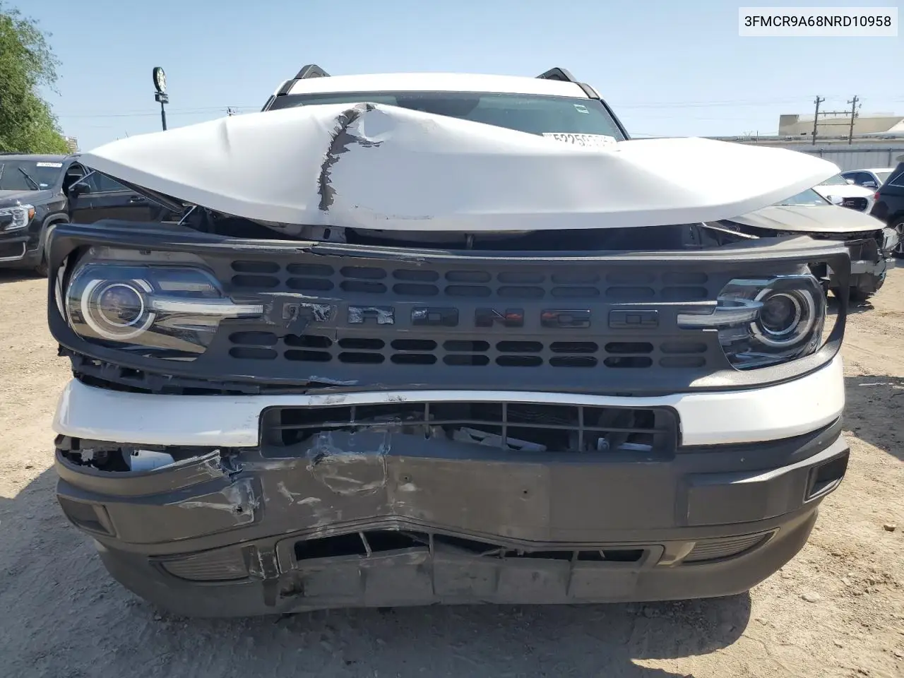 2022 Ford Bronco Sport VIN: 3FMCR9A68NRD10958 Lot: 52259005