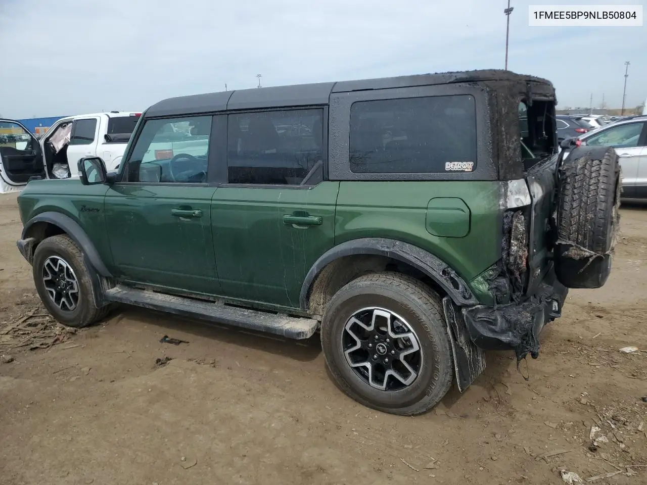 2022 Ford Bronco Base VIN: 1FMEE5BP9NLB50804 Lot: 54220825