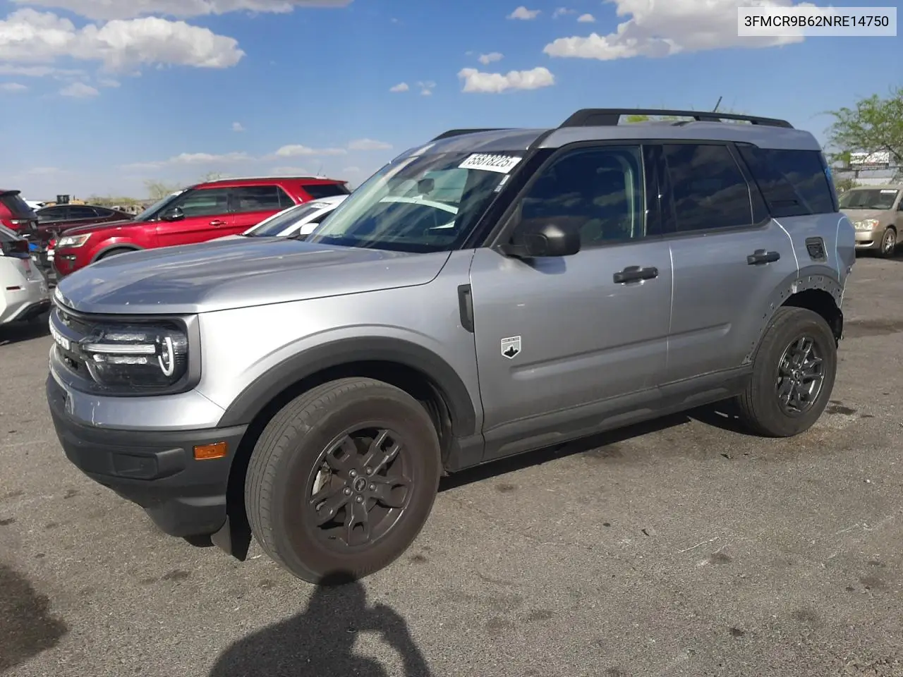 2022 Ford Bronco Sport Big Bend VIN: 3FMCR9B62NRE14750 Lot: 55878225