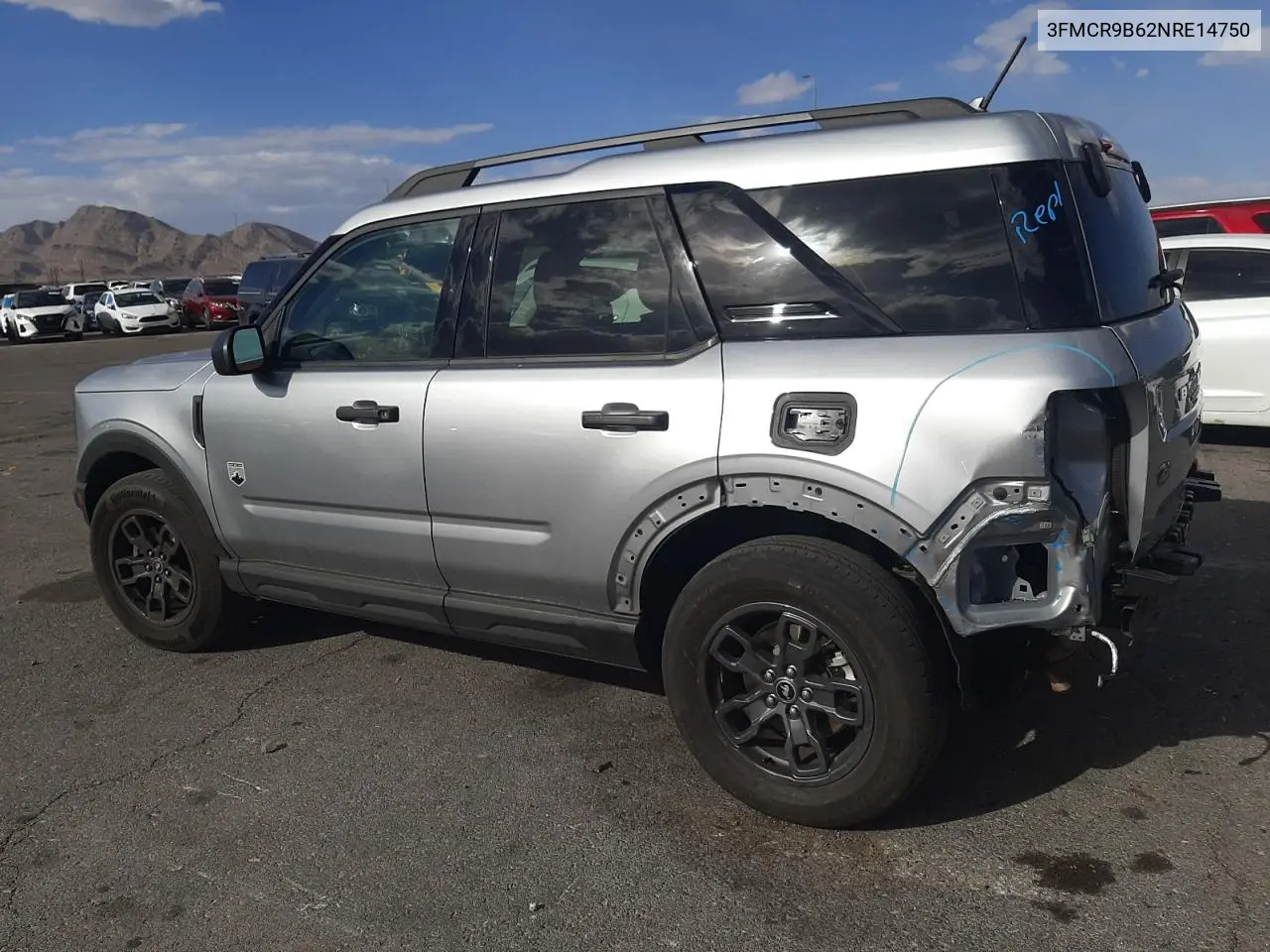 2022 Ford Bronco Sport Big Bend VIN: 3FMCR9B62NRE14750 Lot: 55878225