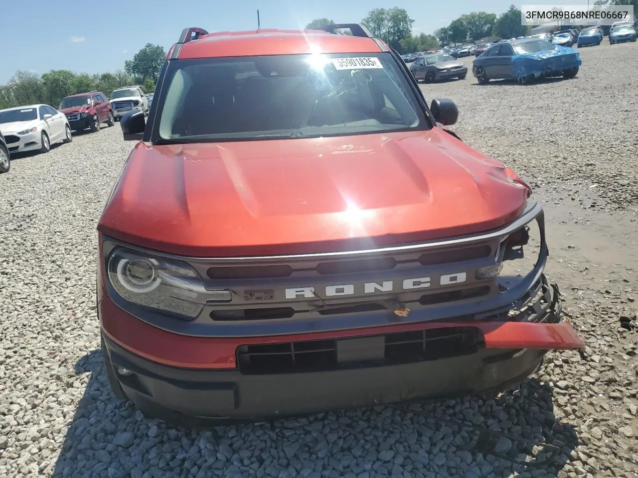 2022 Ford Bronco Sport Big Bend VIN: 3FMCR9B68NRE06667 Lot: 55901835