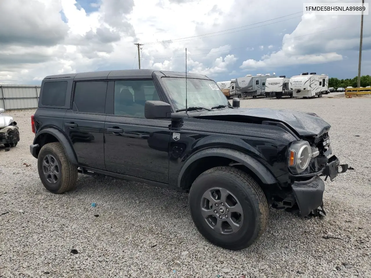 2022 Ford Bronco Base VIN: 1FMDE5BH5NLA89889 Lot: 56490255